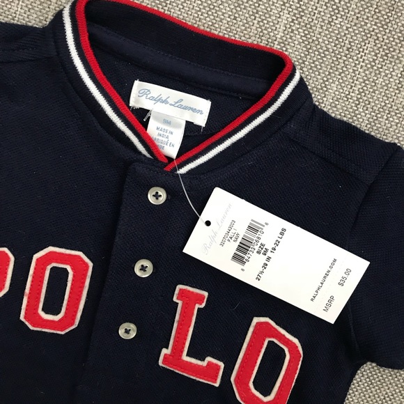 🎉2/$30 SALE🎉NWT Ralph Lauren POLO Shirt - 9 M - Picture 2 of 3